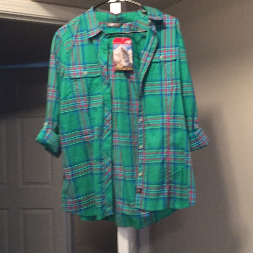 Beautiful colored plaid top